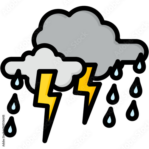 Rain Storm Icon