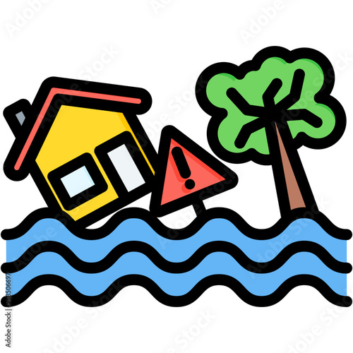 Flash Flood Icon