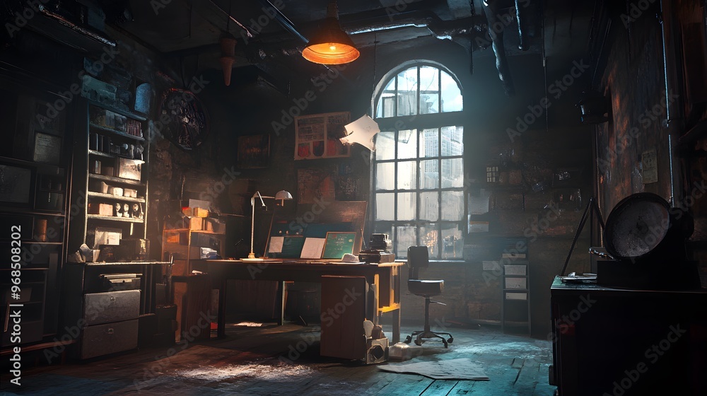 beautiful room of Dark and Dusty Workspace beautiful room of Dark and Dusty Workspace