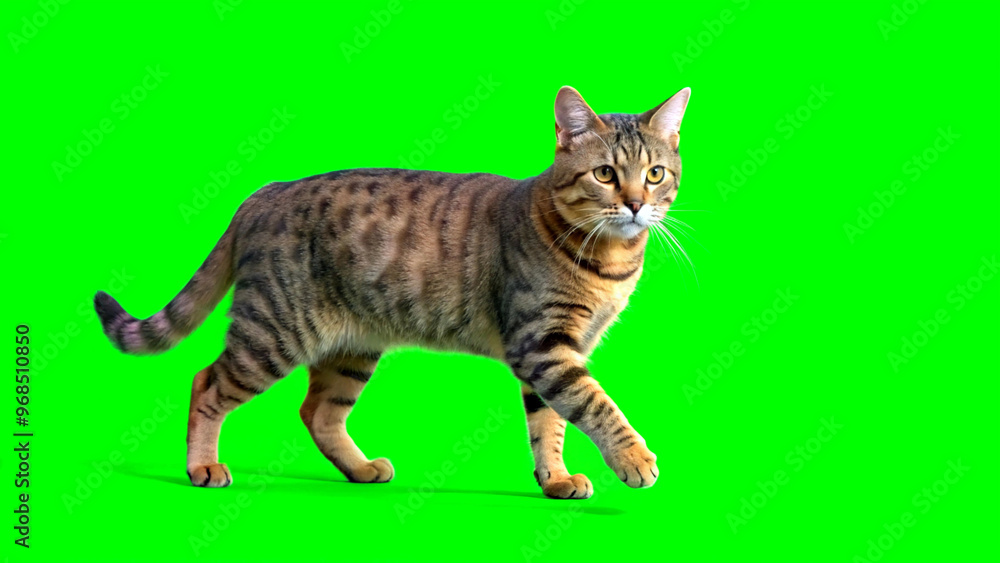 Obraz premium cat on a white backgroundcat, kitten, animal, pet, isolated, domestic, feline, white, fur, cute, kitty, tabby, mammal, young, adorable, pets, looking, beautiful, eyes, gray, portrait, british, white b