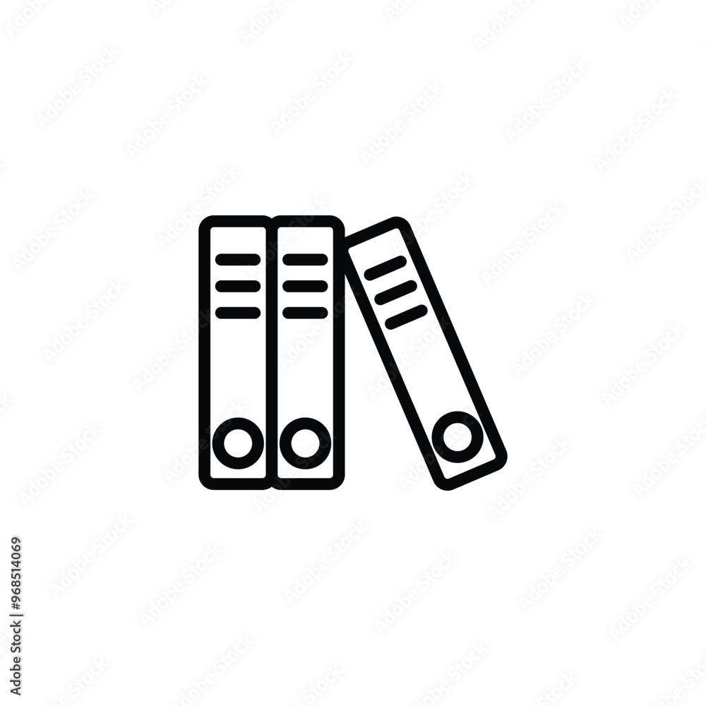 Binder icon stock vector illustration Binder icon stock vector illustration