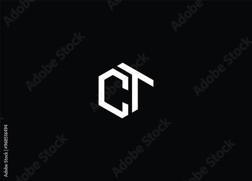 Initial Letter CT Logo Design And Creative logo