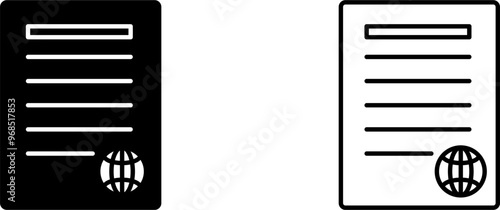 Unique Press Releases Vector Icon