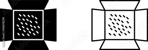 Unique Lights Vector Icon