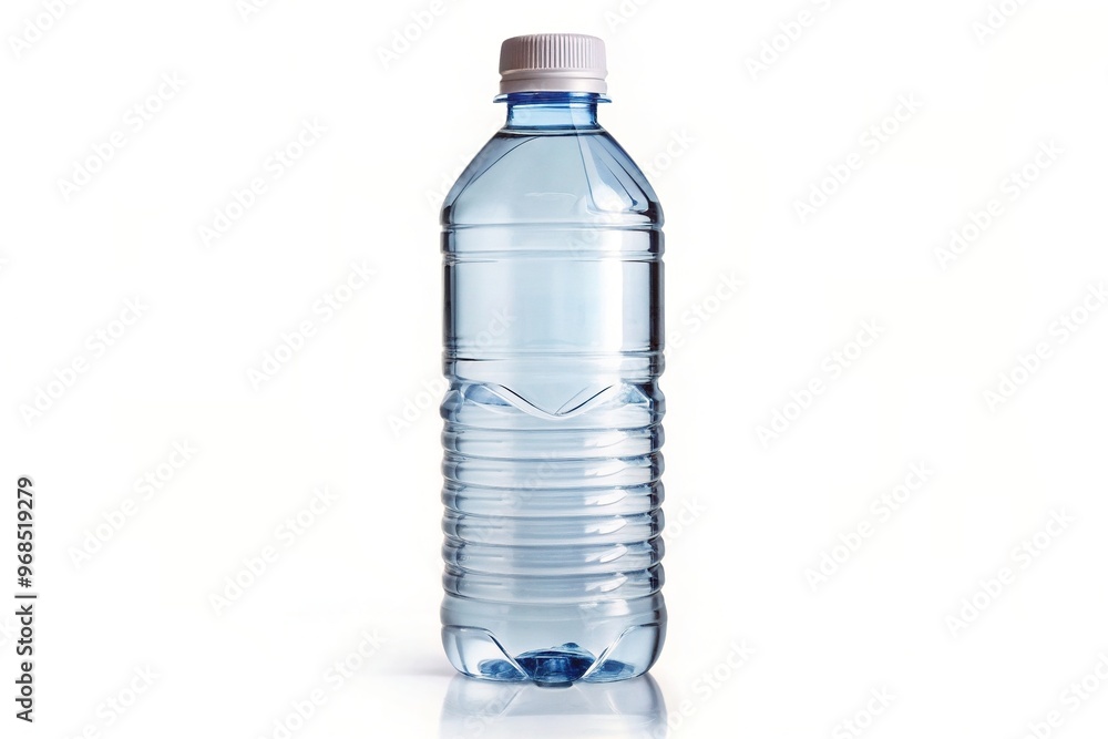refreshing, hydration, pure, refresh, isolated, container, object, transparent, product, cap, quench thirst., Crystal clear plastic water bottle with cap isolated on a white background refreshing, hydration, pure, refresh, isolated, container, object, transparent, product, cap, quench thirst., Crystal clear plastic water bottle with cap isolated on a white background