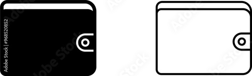 Unique Wallet Vector Icon