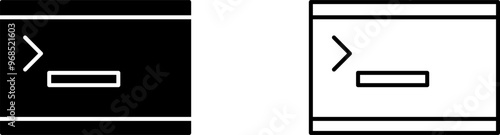 Unique Console Vector Icon