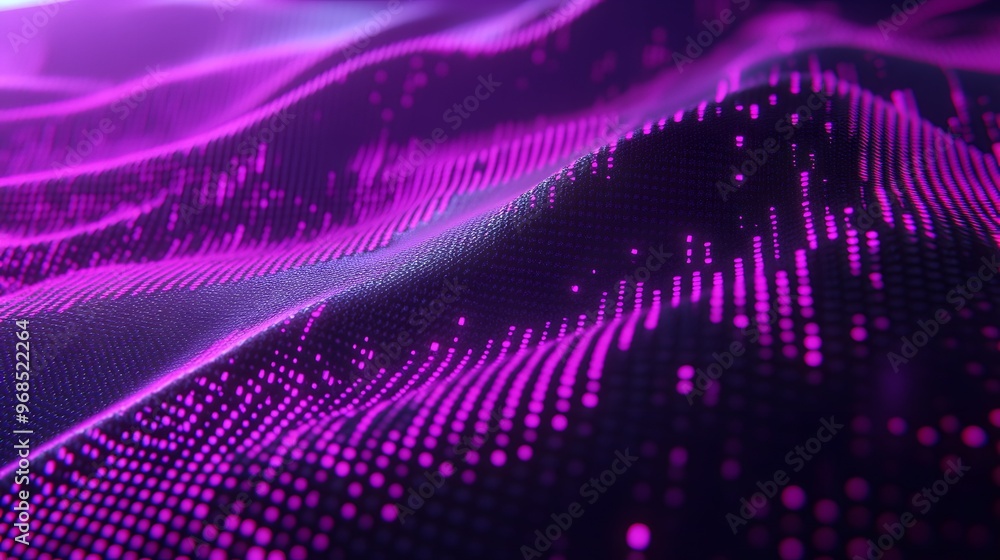Abstract Purple Glowing Dotted Background Abstract Purple Glowing Dotted Background