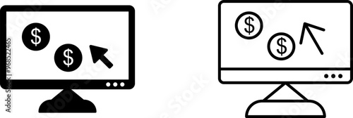 Unique Pay Per Click Vector Icon