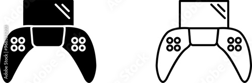 Unique Play Station Vector Icon