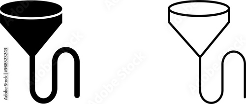 Unique Beer Bong Vector Icon