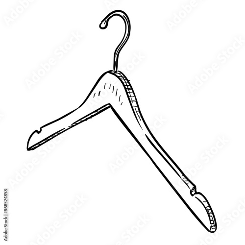 hangers handdrawn illustration