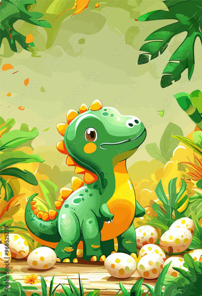 Cute Dinosaur Eggscape Cute Dinosaur Eggscape