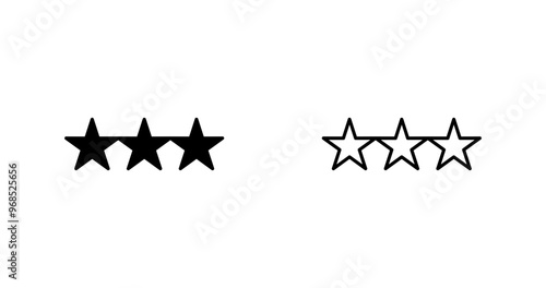 Stars Vector Icon