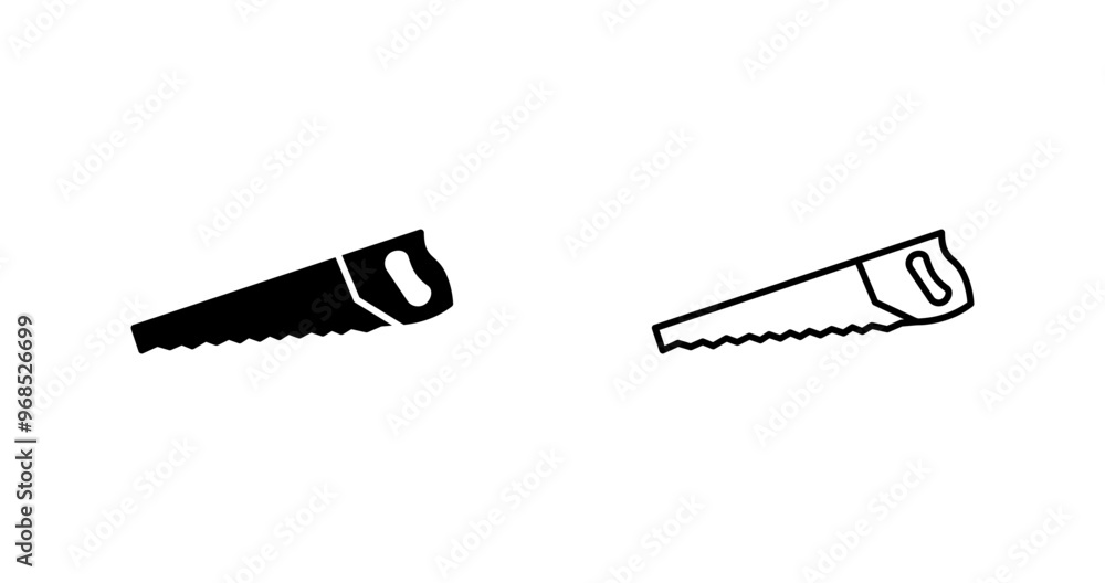 Handsaw Vector Icon Handsaw Vector Icon