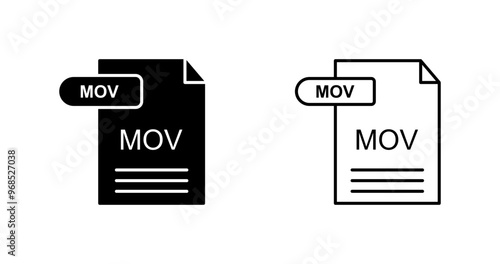 MOV Vector Icon