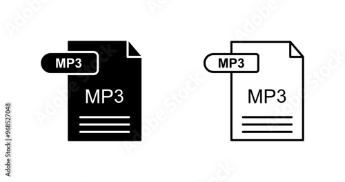 MP3 Vector Icon