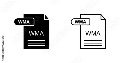 WMA Vector Icon