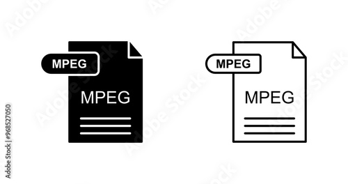 MPEG Vector Icon