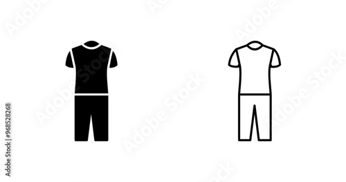 Pyjamas Suit Vector Icon