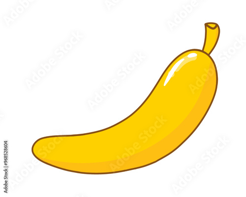 Banana icon. Logo template. Fruit icon. Ripe fruit. Fresh fruits. Food icon. Symbol of vegetarianism. Healthy food. Proper nutrition. Delicious fresh fruit. Banana sign. Banana flat illustration.