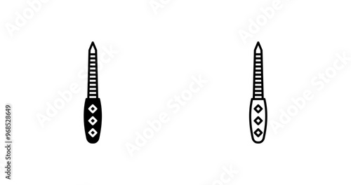 Nail File Vector Icon