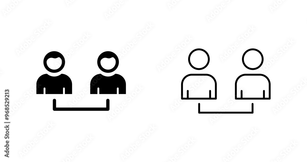 Connected Users Vector Icon