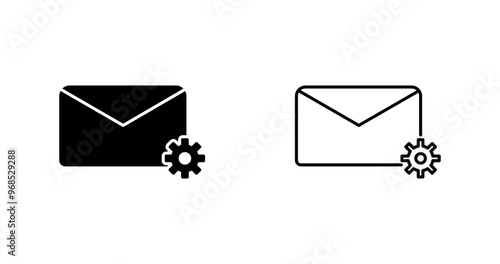 Message Settings Vector Icon