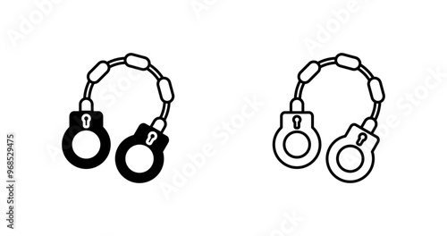 Handcuff Vector Icon