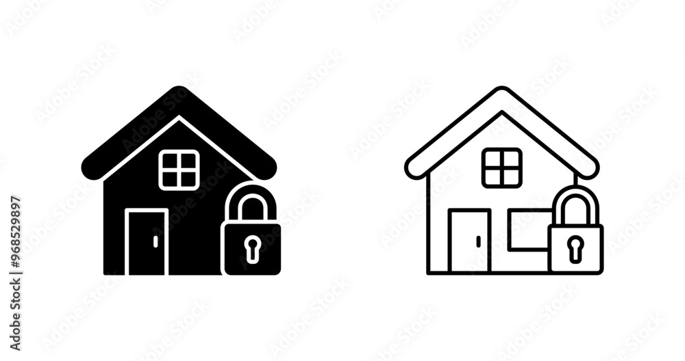 Fototapeta premium Lock Vector Icon