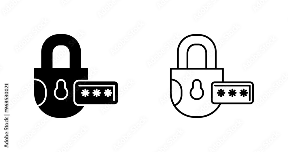 Lock Vector Icon Lock Vector Icon