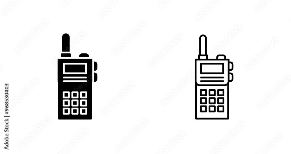 Walkie Talkie Vector Icon