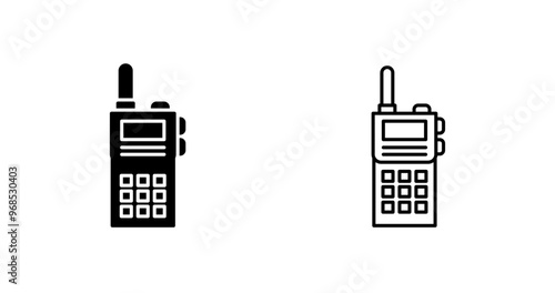 Walkie Talkie Vector Icon