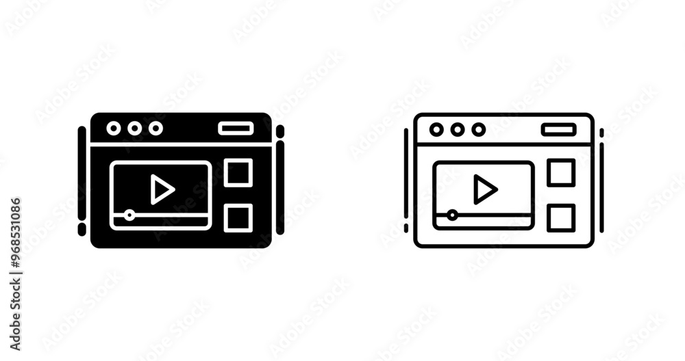 Video Vector Icon