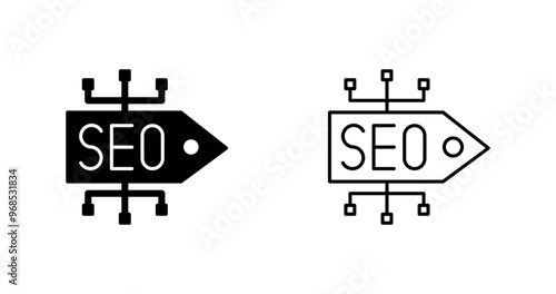SEO Tag Vector Icon