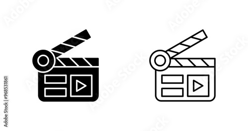 Clapper Board Vector Icon