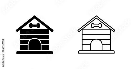 Dog House Vector Icon