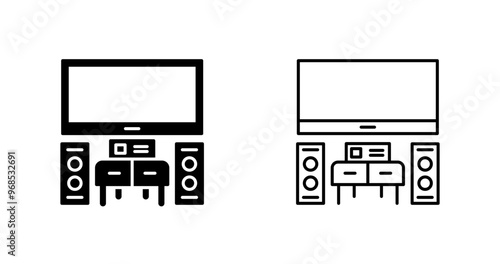Home Theater Vector Icon