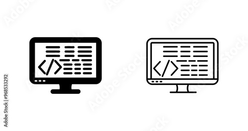 Coding Vector Icon