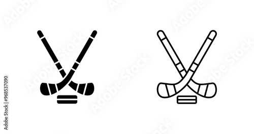 Photography Ice Hockey Vector Icon
