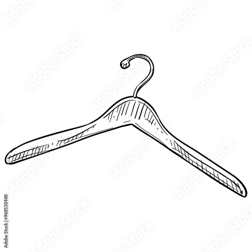 hangers handdrawn illustration