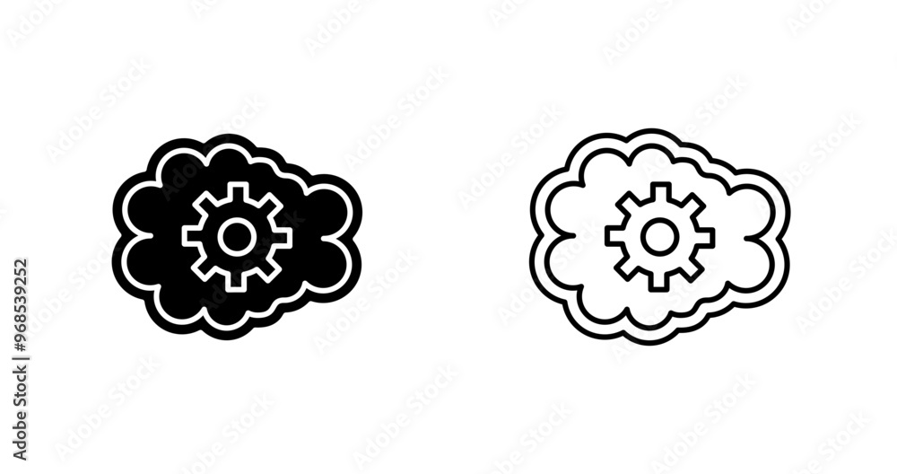 Mental Control Vector Icon Mental Control Vector Icon