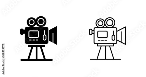 Movie camera Vector Icon