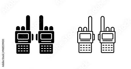 Walkie Talkie Vector Icon