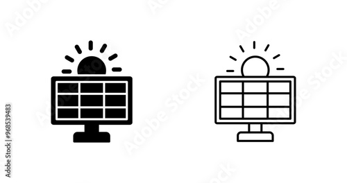 Solar System Vector Icon