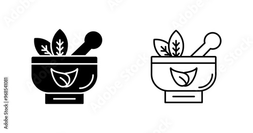 Ayurvedic Vector Icon