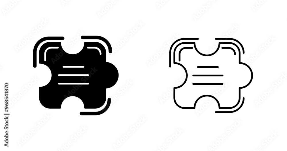 Puzzle Vector Icon Puzzle Vector Icon