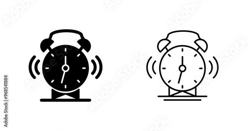 Alarm Clock Vector Icon