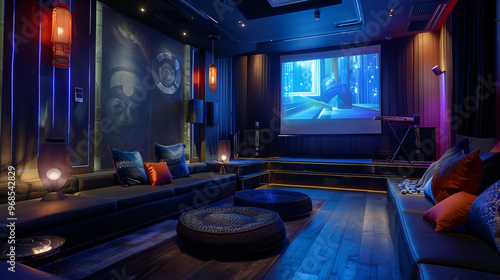 Karoke room, Entertainment room.