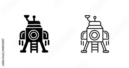 Lander Vector Icon